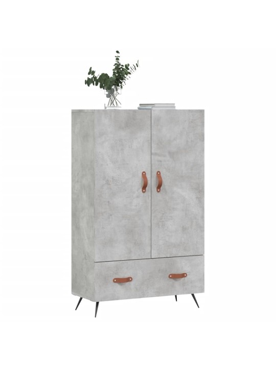 Skříň highboard betonově šedá 69,5x31x115 cm kompozitní dřevo
