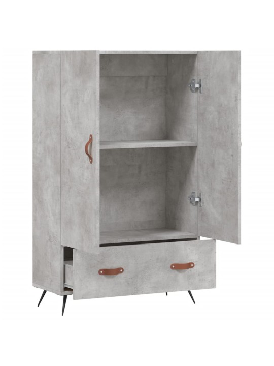 Skříň highboard betonově šedá 69,5x31x115 cm kompozitní dřevo