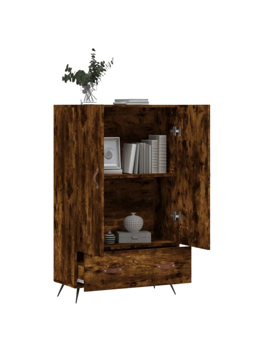 Skříň highboard kouřový dub 69,5 x 31 x 115 cm kompozitní dřevo