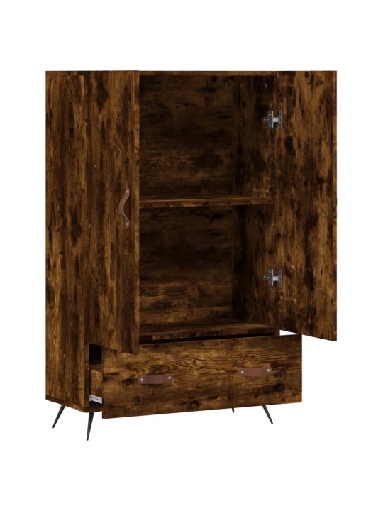 Skříň highboard kouřový dub 69,5 x 31 x 115 cm kompozitní dřevo