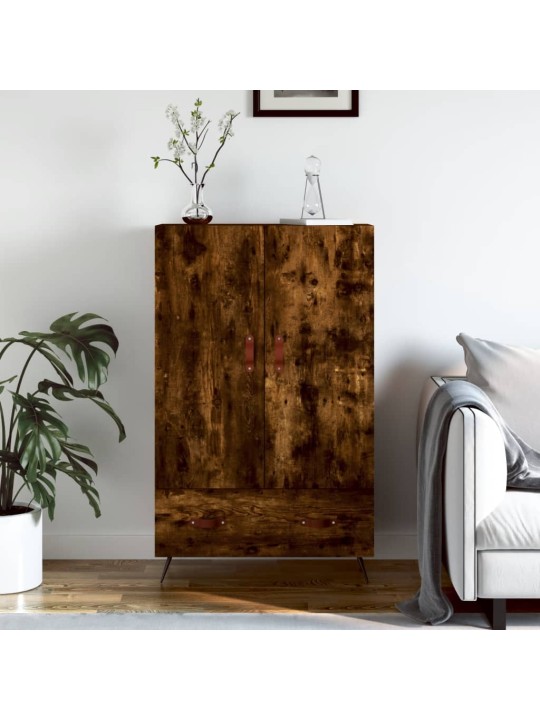 Skříň highboard kouřový dub 69,5 x 31 x 115 cm kompozitní dřevo