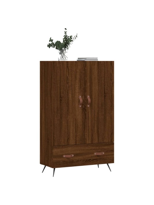 Skříň highboard hnědý dub 69,5 x 31 x 115 cm kompozitní dřevo