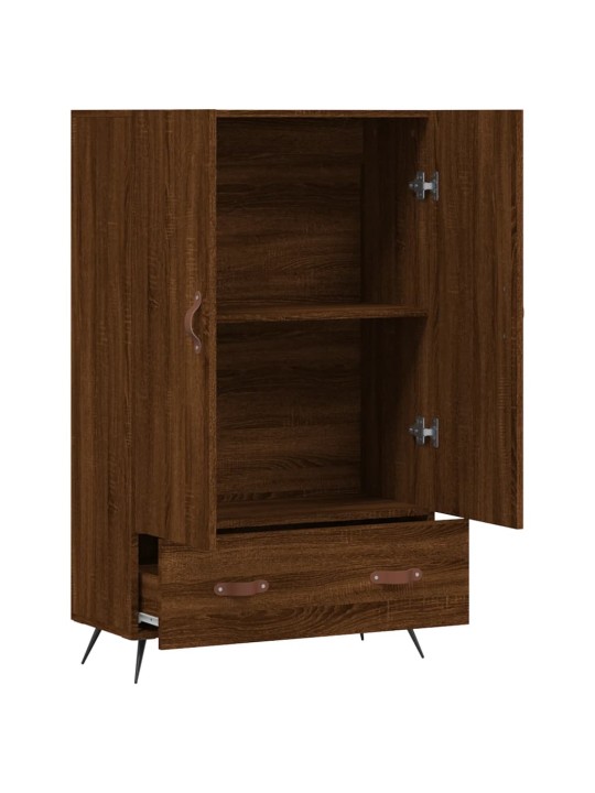 Skříň highboard hnědý dub 69,5 x 31 x 115 cm kompozitní dřevo