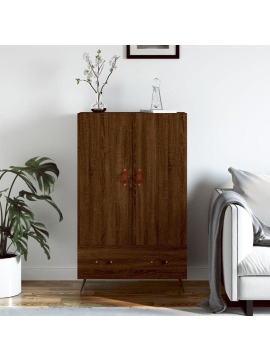 Skříň highboard hnědý dub 69,5 x 31 x 115 cm kompozitní dřevo