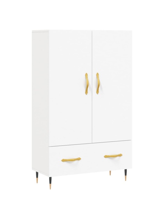 Skříň highboard bílá 69,5 x 31 x 115 cm kompozitní dřevo