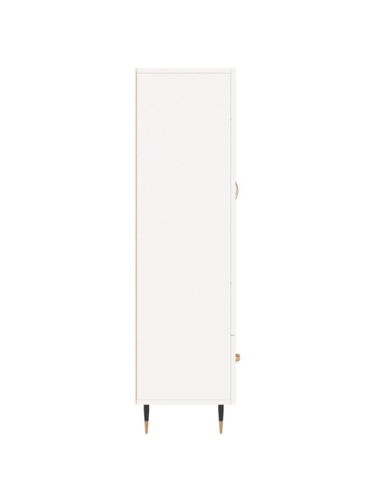 Skříň highboard bílá 69,5 x 31 x 115 cm kompozitní dřevo