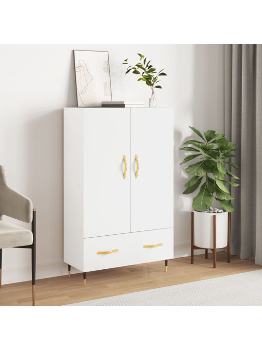 Skříň highboard bílá 69,5 x 31 x 115 cm kompozitní dřevo