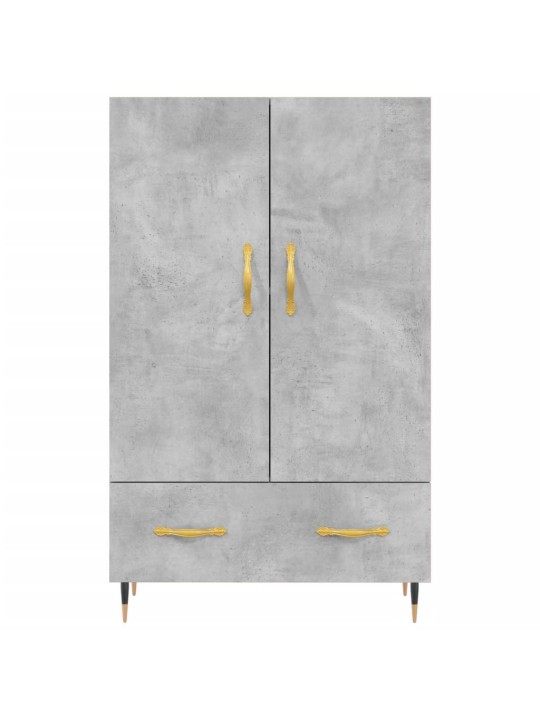 Skříň highboard betonově šedá 69,5x31x115 cm kompozitní dřevo