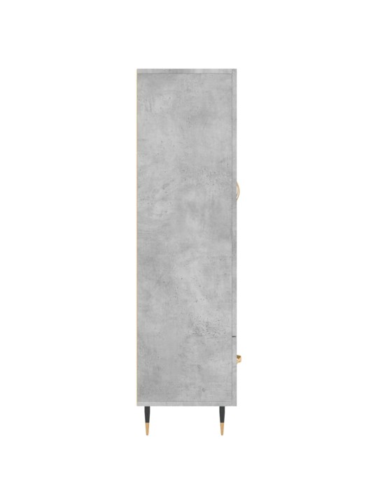 Skříň highboard betonově šedá 69,5x31x115 cm kompozitní dřevo