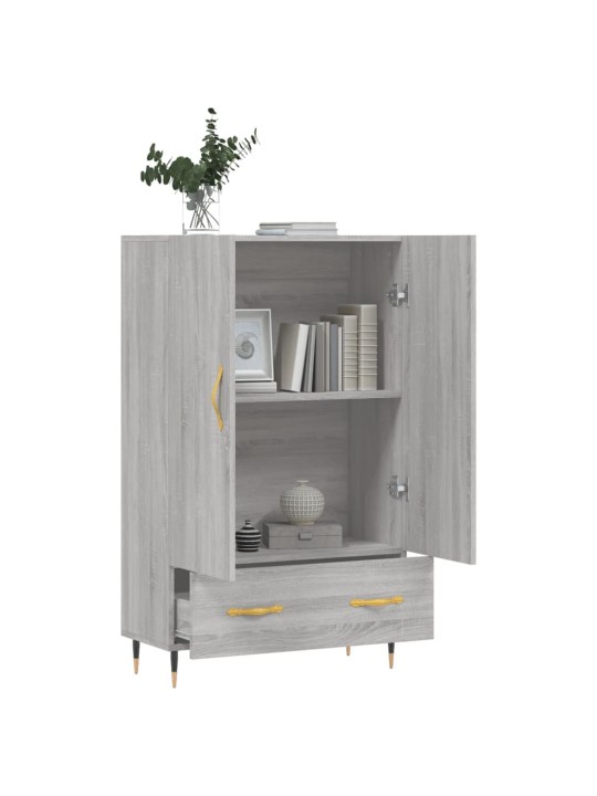 Skříň highboard šedá sonoma 69,5 x 31 x 115 cm kompozitní dřevo