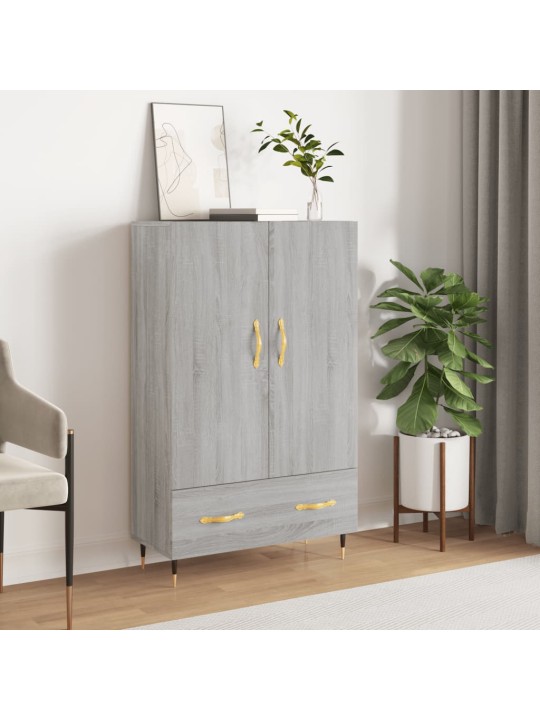 Skříň highboard šedá sonoma 69,5 x 31 x 115 cm kompozitní dřevo