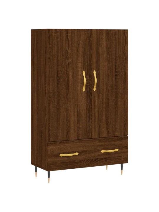 Skříň highboard hnědý dub 69,5 x 31 x 115 cm kompozitní dřevo