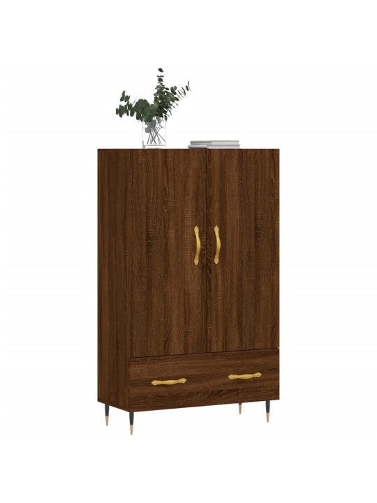 Skříň highboard hnědý dub 69,5 x 31 x 115 cm kompozitní dřevo