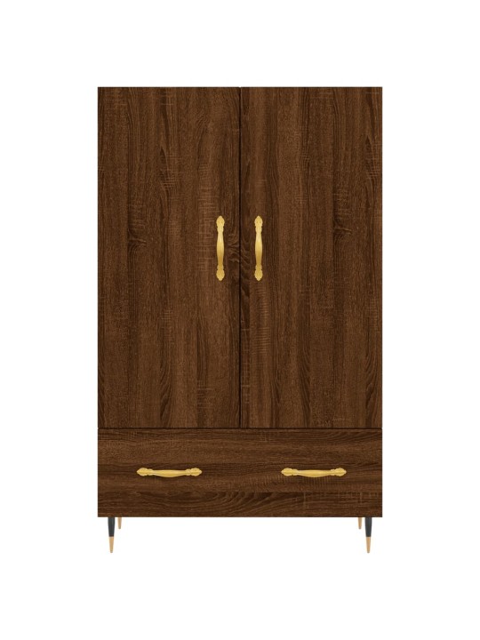 Skříň highboard hnědý dub 69,5 x 31 x 115 cm kompozitní dřevo