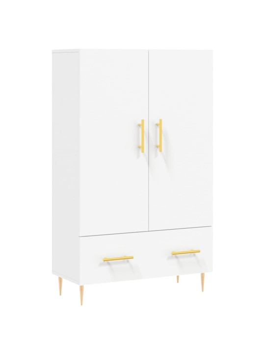 Skříň highboard bílá 69,5 x 31 x 115 cm kompozitní dřevo