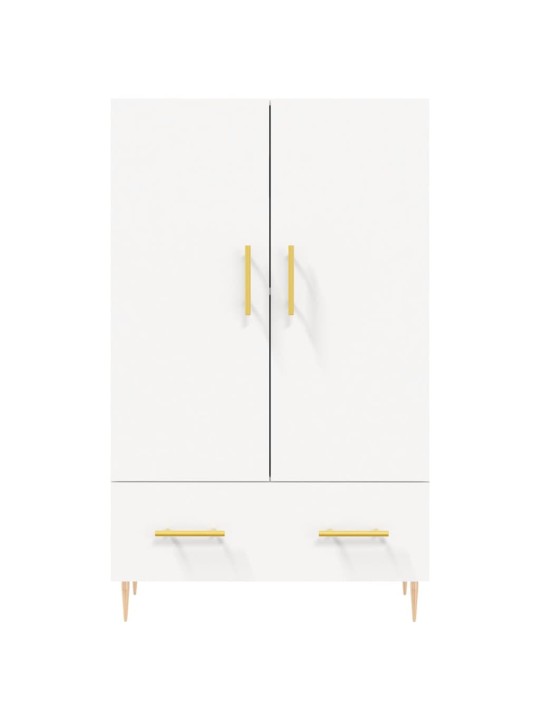 Skříň highboard bílá 69,5 x 31 x 115 cm kompozitní dřevo