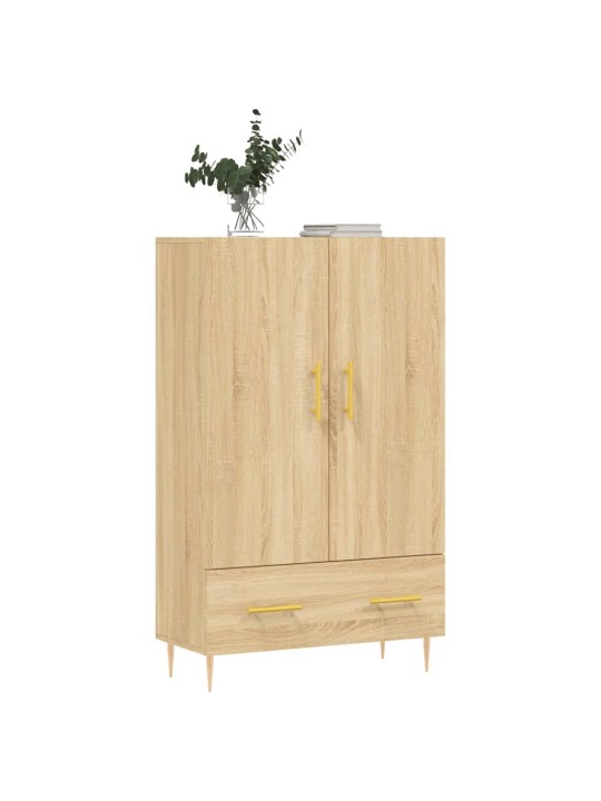 Skříň highboard dub sonoma 69,5 x 31 x 115 cm kompozitní dřevo