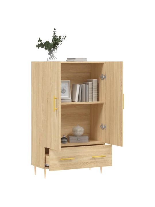 Skříň highboard dub sonoma 69,5 x 31 x 115 cm kompozitní dřevo