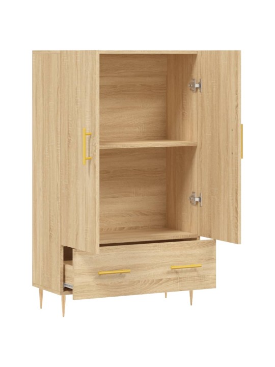 Skříň highboard dub sonoma 69,5 x 31 x 115 cm kompozitní dřevo