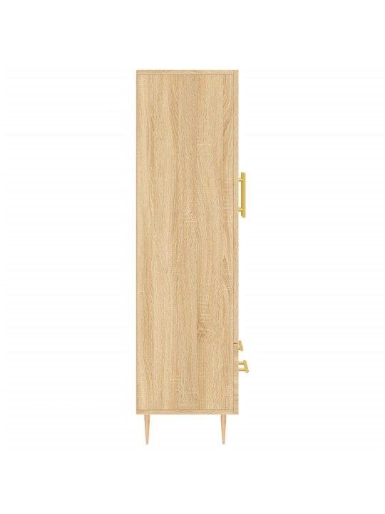 Skříň highboard dub sonoma 69,5 x 31 x 115 cm kompozitní dřevo