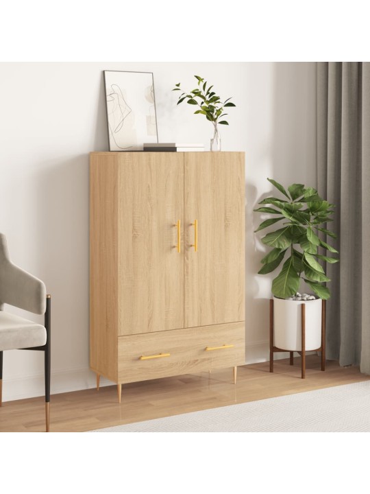 Skříň highboard dub sonoma 69,5 x 31 x 115 cm kompozitní dřevo