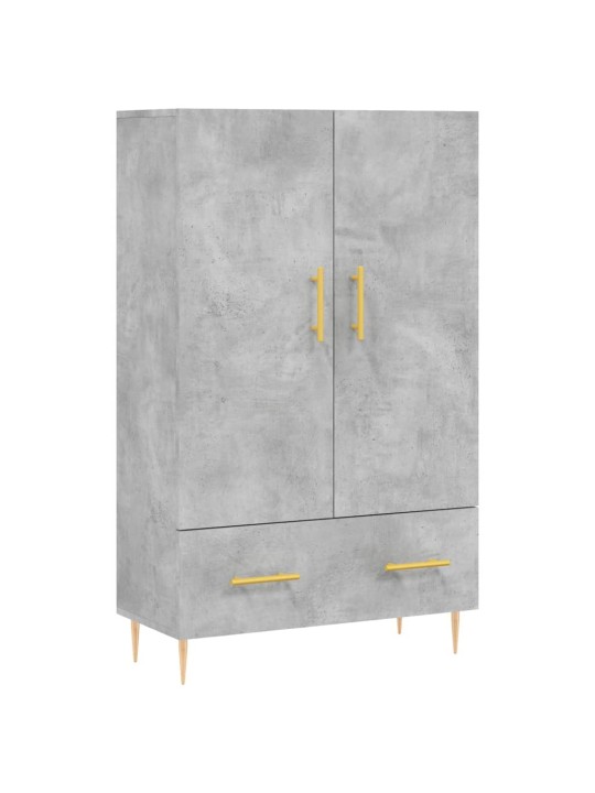 Skříň highboard betonově šedá 69,5x31x115 cm kompozitní dřevo
