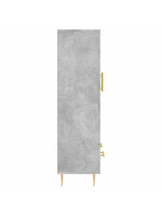 Skříň highboard betonově šedá 69,5x31x115 cm kompozitní dřevo