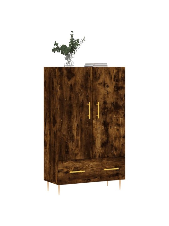 Skříň highboard kouřový dub 69,5 x 31 x 115 cm kompozitní dřevo