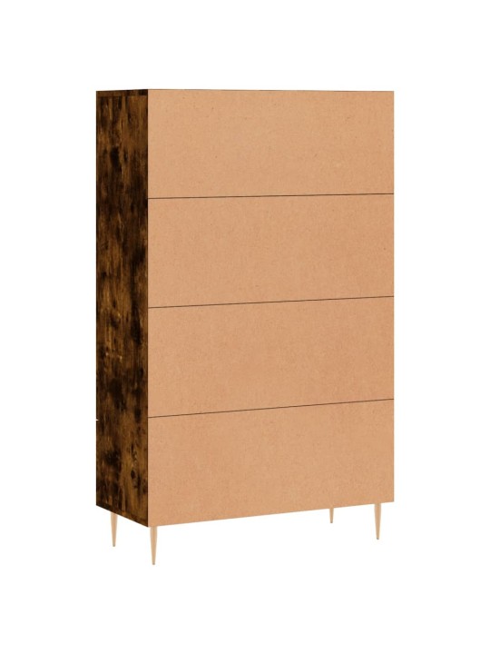 Skříň highboard kouřový dub 69,5 x 31 x 115 cm kompozitní dřevo
