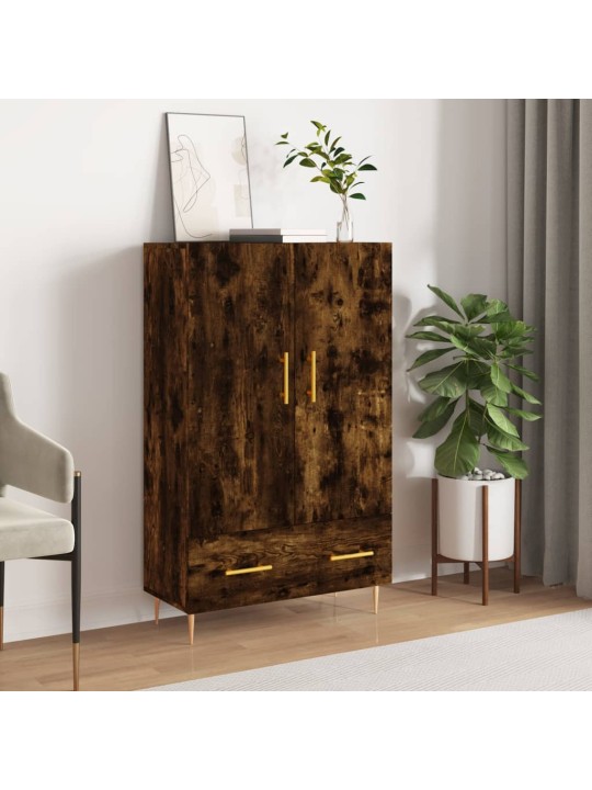 Skříň highboard kouřový dub 69,5 x 31 x 115 cm kompozitní dřevo