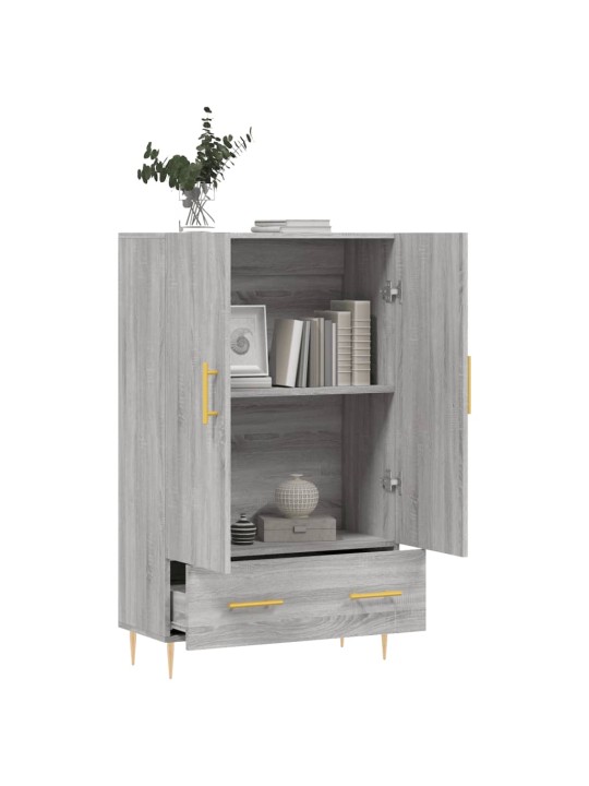 Skříň highboard šedá sonoma 69,5 x 31 x 115 cm kompozitní dřevo