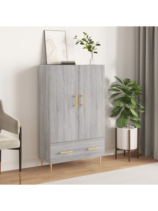 Skříň highboard šedá sonoma 69,5 x 31 x 115 cm kompozitní dřevo