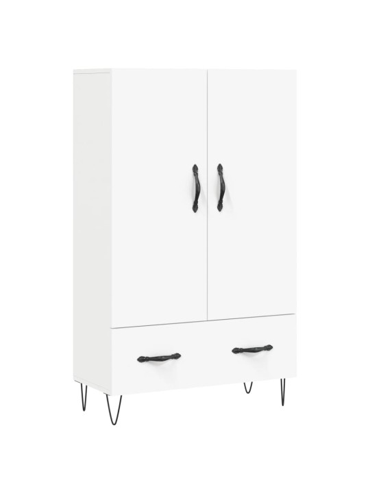 Skříň highboard bílá 69,5 x 31 x 115 cm kompozitní dřevo
