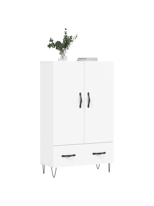 Skříň highboard bílá 69,5 x 31 x 115 cm kompozitní dřevo
