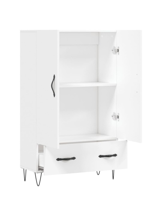 Skříň highboard bílá 69,5 x 31 x 115 cm kompozitní dřevo