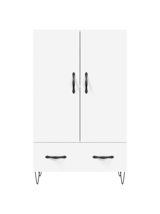 Skříň highboard bílá 69,5 x 31 x 115 cm kompozitní dřevo