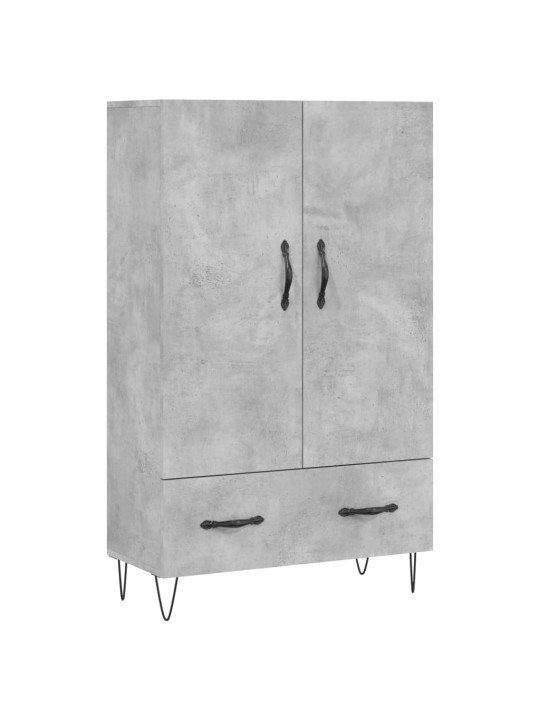 Skříň highboard betonově šedá 69,5x31x115 cm kompozitní dřevo