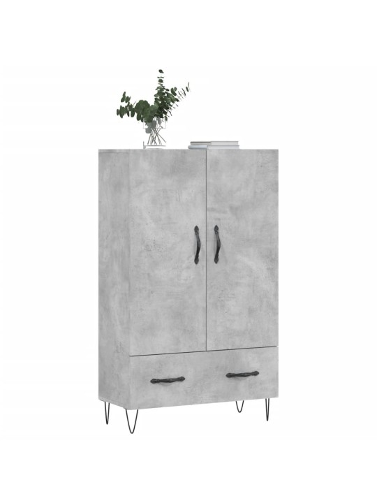 Skříň highboard betonově šedá 69,5x31x115 cm kompozitní dřevo