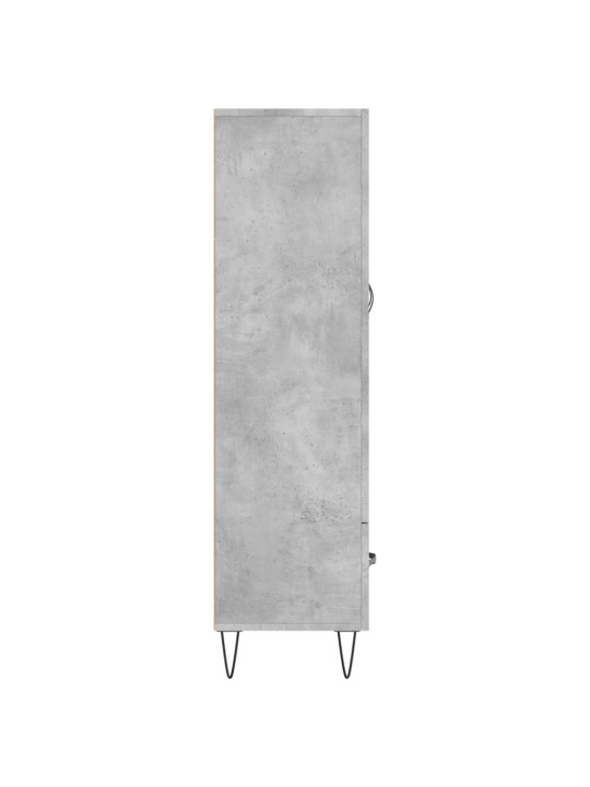 Skříň highboard betonově šedá 69,5x31x115 cm kompozitní dřevo