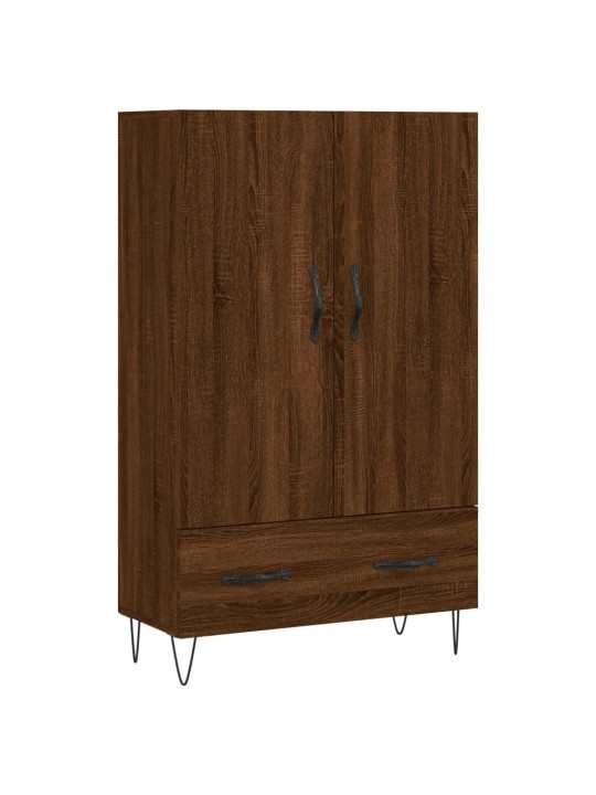 Skříň highboard hnědý dub 69,5 x 31 x 115 cm kompozitní dřevo