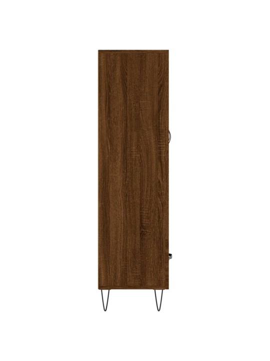 Skříň highboard hnědý dub 69,5 x 31 x 115 cm kompozitní dřevo