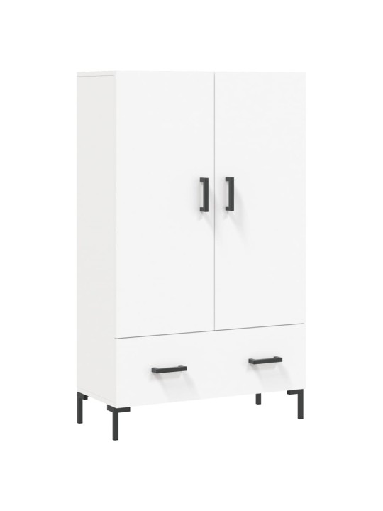 Skříň highboard bílá 69,5 x 31 x 115 cm kompozitní dřevo