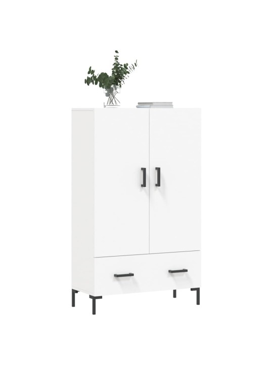 Skříň highboard bílá 69,5 x 31 x 115 cm kompozitní dřevo