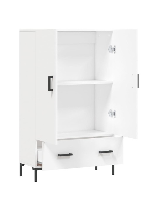 Skříň highboard bílá 69,5 x 31 x 115 cm kompozitní dřevo
