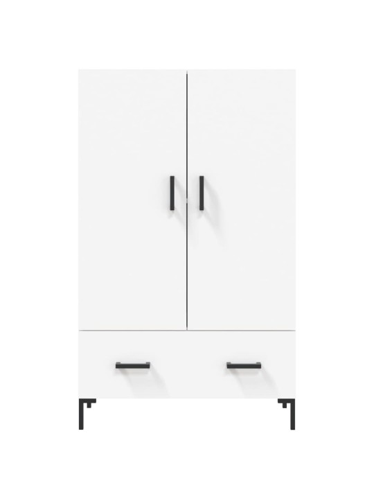 Skříň highboard bílá 69,5 x 31 x 115 cm kompozitní dřevo