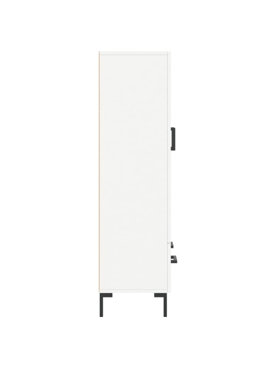 Skříň highboard bílá 69,5 x 31 x 115 cm kompozitní dřevo