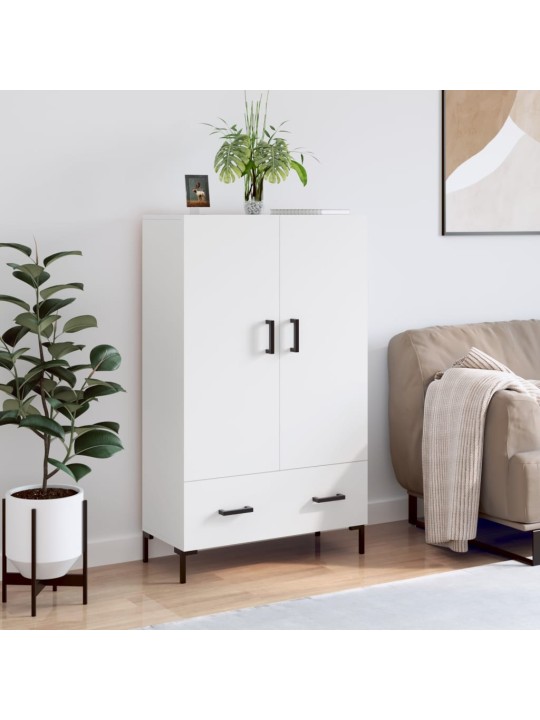 Skříň highboard bílá 69,5 x 31 x 115 cm kompozitní dřevo