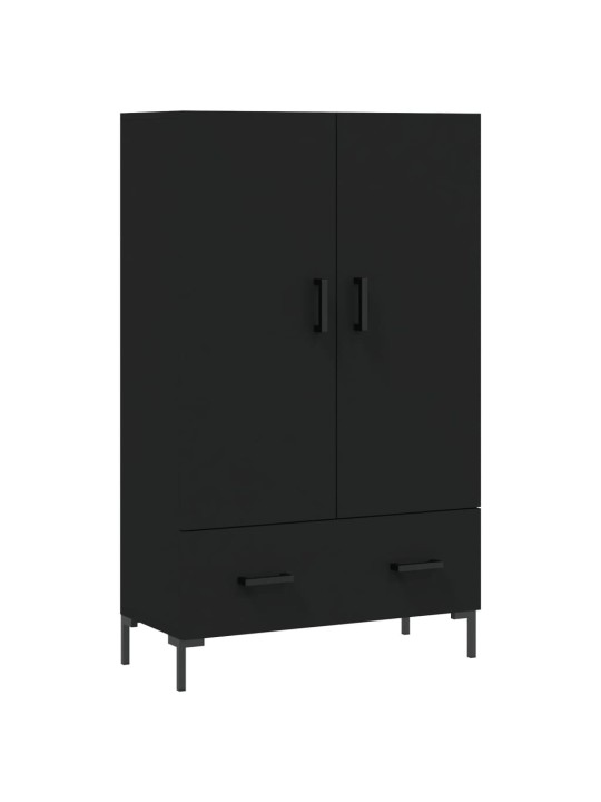 Skříň highboard černá 69,5 x 31 x 115 cm kompozitní dřevo