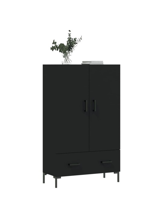 Skříň highboard černá 69,5 x 31 x 115 cm kompozitní dřevo