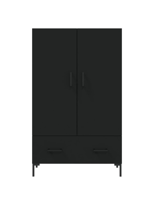 Skříň highboard černá 69,5 x 31 x 115 cm kompozitní dřevo